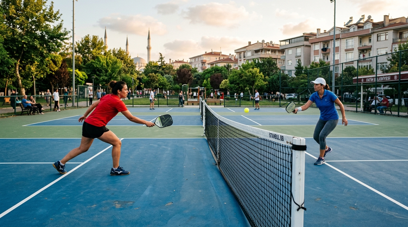 Levazım Parkı Pickleball Kortları İstanbul pickleball kortu