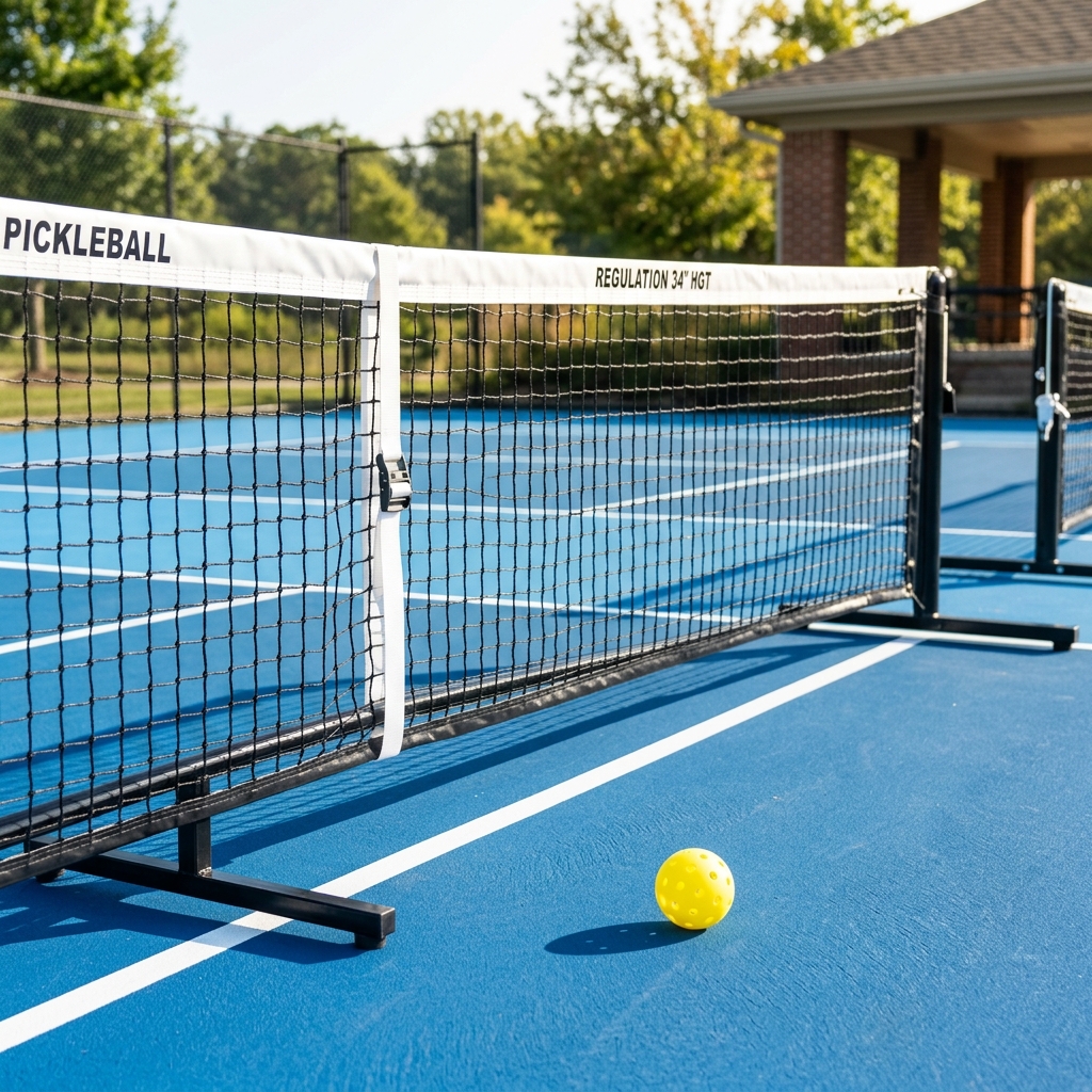Pickleball filesi ve mutfak çizgisi